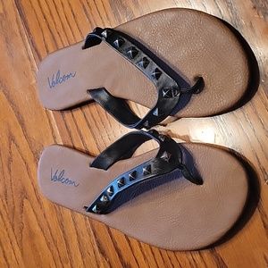 Volcom Leather Studded Sandal